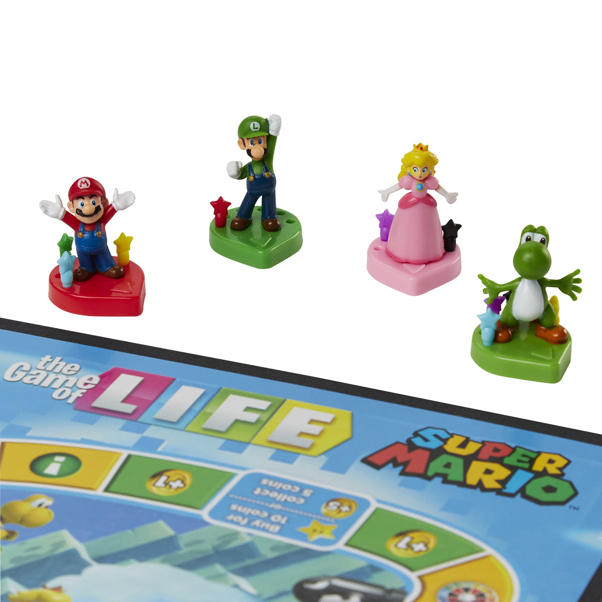 Hasbro Gaming Super Mario Edition stars tokens motivate players to spin higher