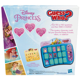 Hasbro Gaming Guess Who Disney Princess board on table showing quick setup