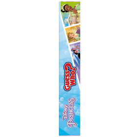 Hasbro Gaming Guess Who Disney Princess edition on a table inviting questions