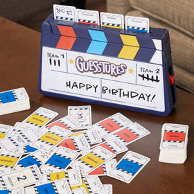 Hasbro Gaming Guesstures custom cards enable personalized challenges.