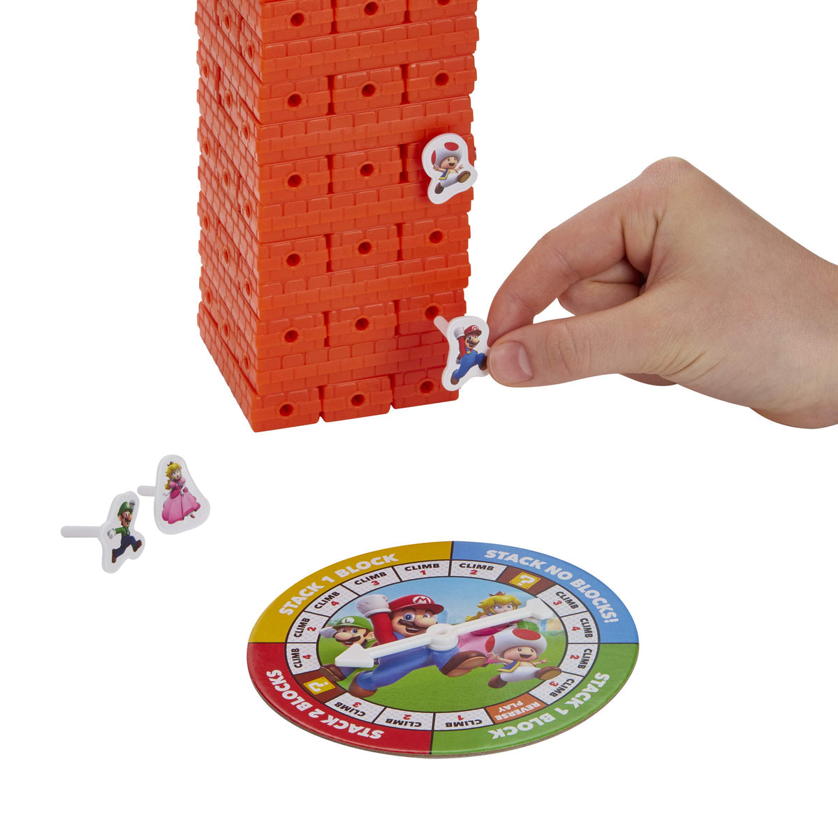 Hasbro Gaming Jenga Super Mario Edition Bowser battle elevates competition and strategy.