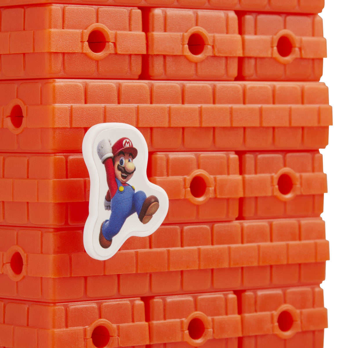 Hasbro Gaming Jenga Super Mario Edition ideal gift for kids aged eight and up.