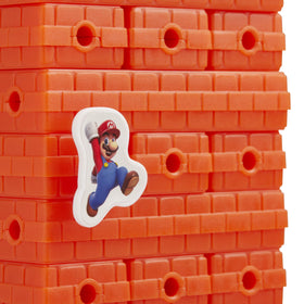 Hasbro Gaming Jenga Super Mario Edition ideal gift for kids aged eight and up.