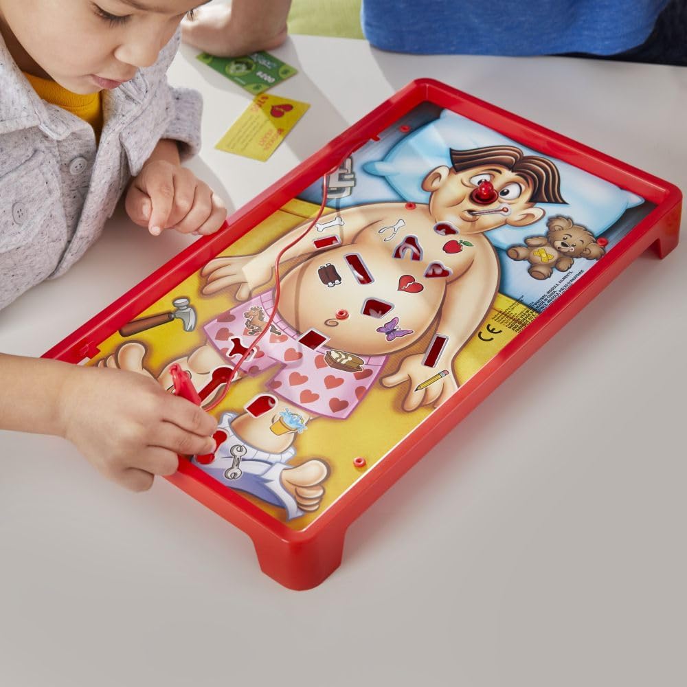 Hasbro Operation game night setup, perfect for family gatherings.