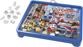 Hasbro Paw Patrol edition game buzzer lighting up during a near-miss moment.