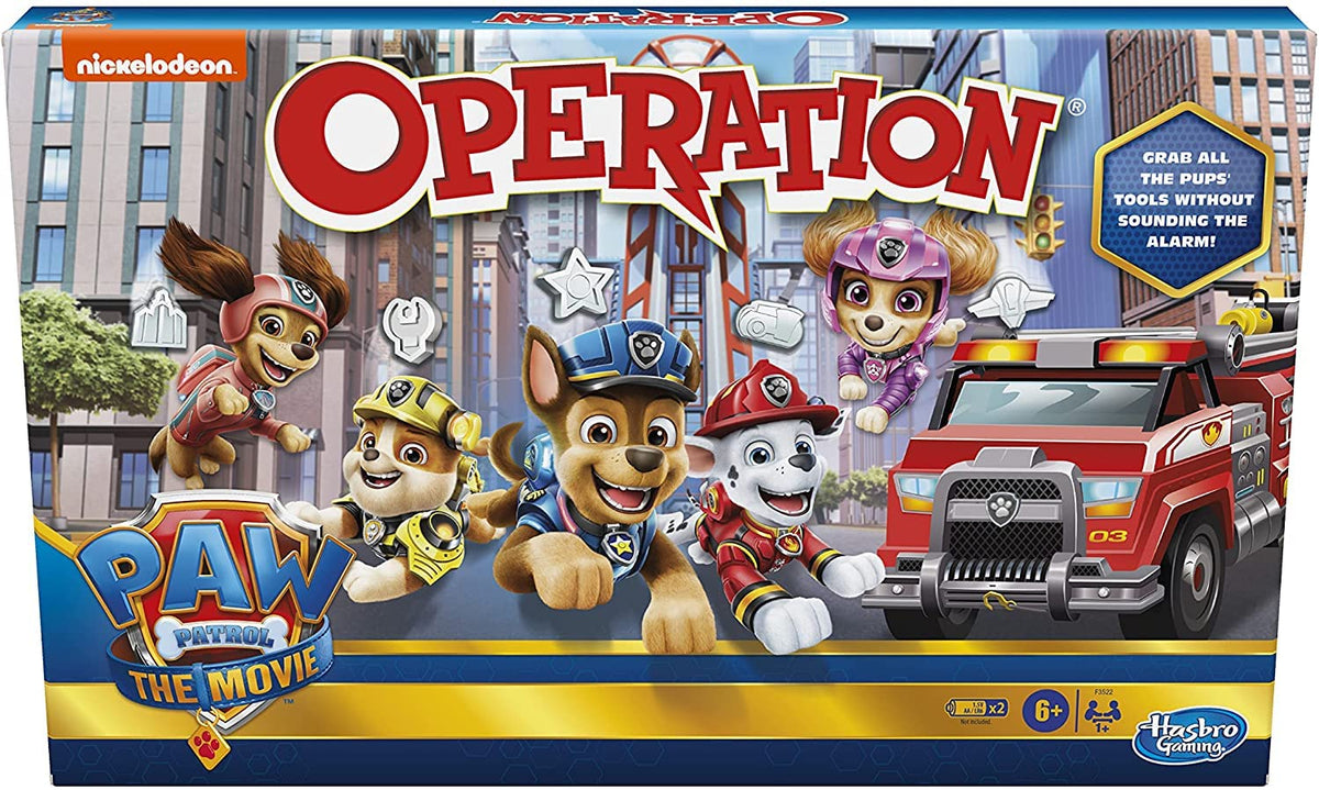 Hasbro Gaming Paw Patrol tools: 11 plastic pieces to collect with tweezers.