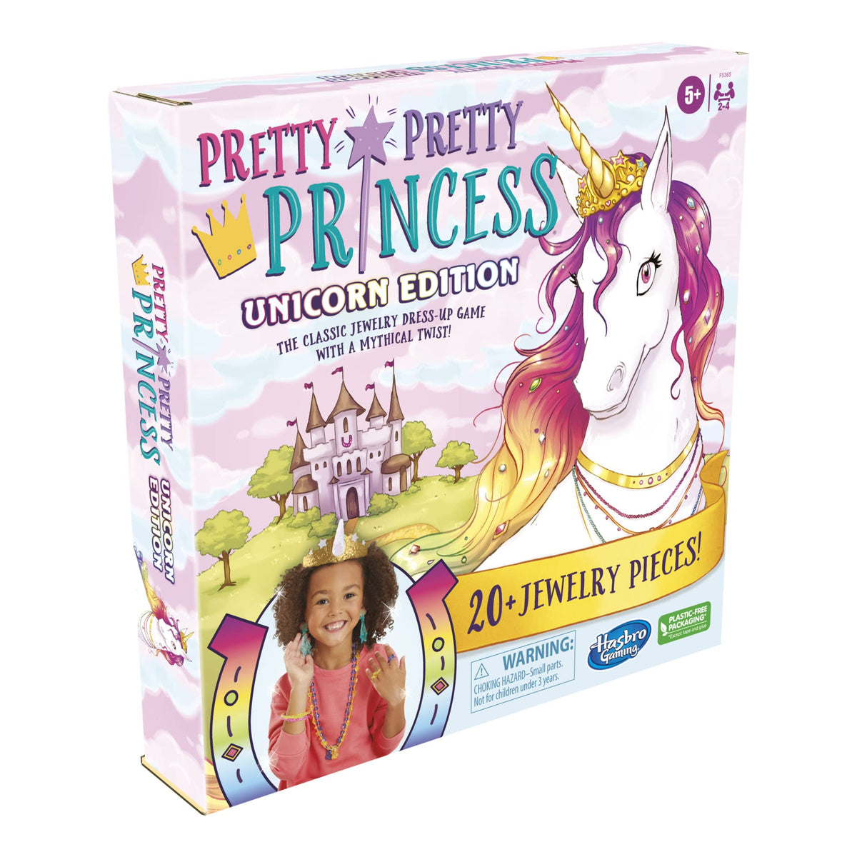 Hasbro Gaming unicorn edition earrings add sparkle during playtime rounds.