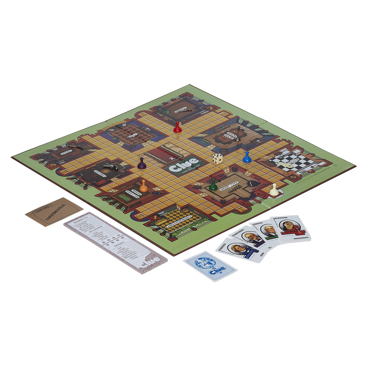 Hasbro Gaming Clue 1986 edition board, supports engaging group play.