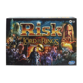 Hasbro Gaming Risk Lord of the Rings Trilogy Edition gameboard map of Middle-earth for immersive strategy