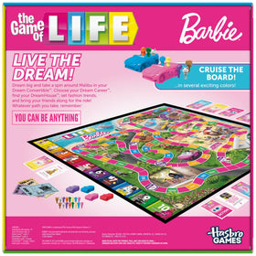 Hasbro The Game of Life Barbie Edition Dream Career cards; inspires imaginative job choices during play.