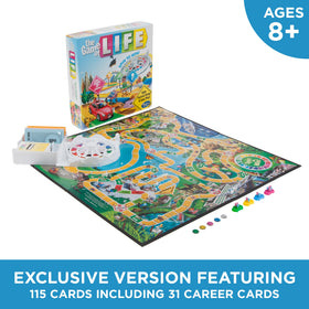 Hasbro The Game of Life family path highlighting milestones and decisions
