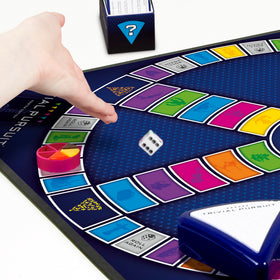 Hasbro Gaming Trivial Pursuit Master Edition timer helps pace a lively session
