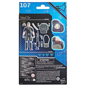 Hasbro G.I. Joe Nightforce Tunnel Rat packaging box for gear storage