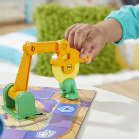 Hasbro Grape Escape Mighty Masher tool adds squish action challenges.