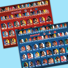 Hasbro Guess Who? NFL Edition AFC/NFC players for varied matchups and strategy.