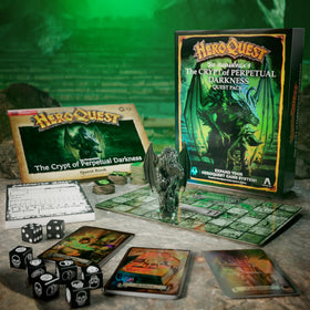 Hasbro HeroQuest foil-embellished cards with dramatic artwork.