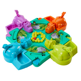 Hasbro Hungry Hungry Hippos Dino Edition: bonus pink marbles enhance play variety.