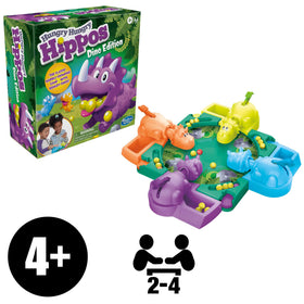 Hasbro Hungry Hungry Hippos Dino Edition: colorful dinos encourage fast, active play.