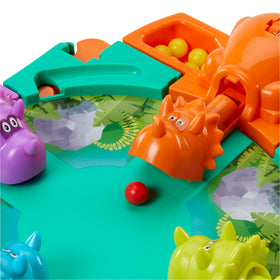 Hasbro Hungry Hungry Hippos Dino Edition: four dinos spark friendly competition.