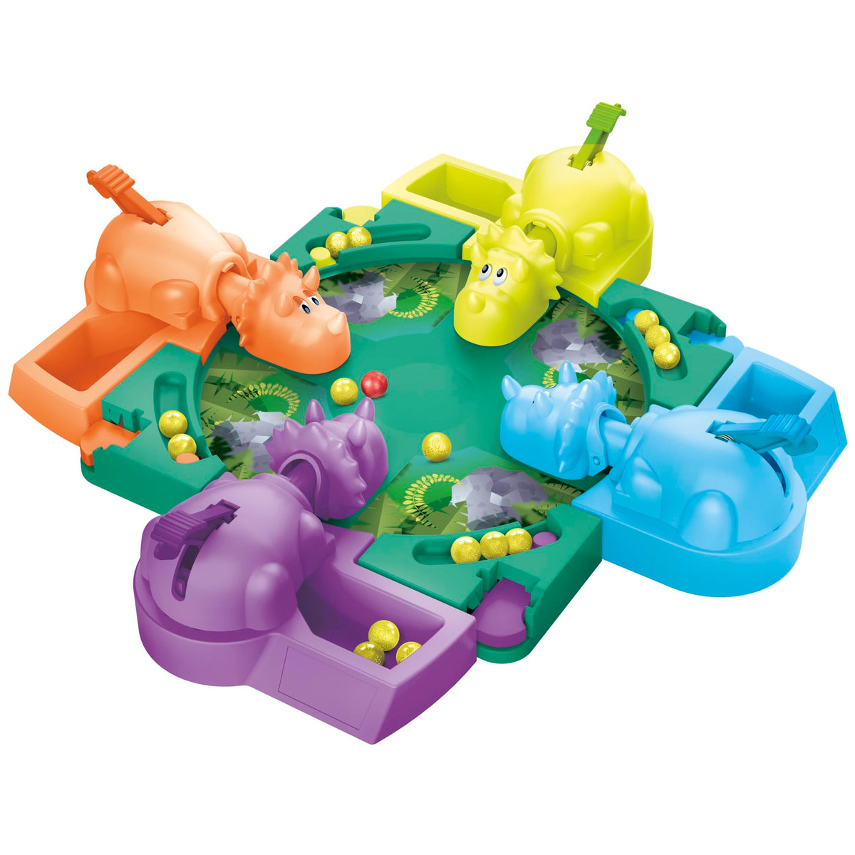 Hasbro Hungry Hungry Hippos Dino Edition: pink marble twist adds extra challenge.