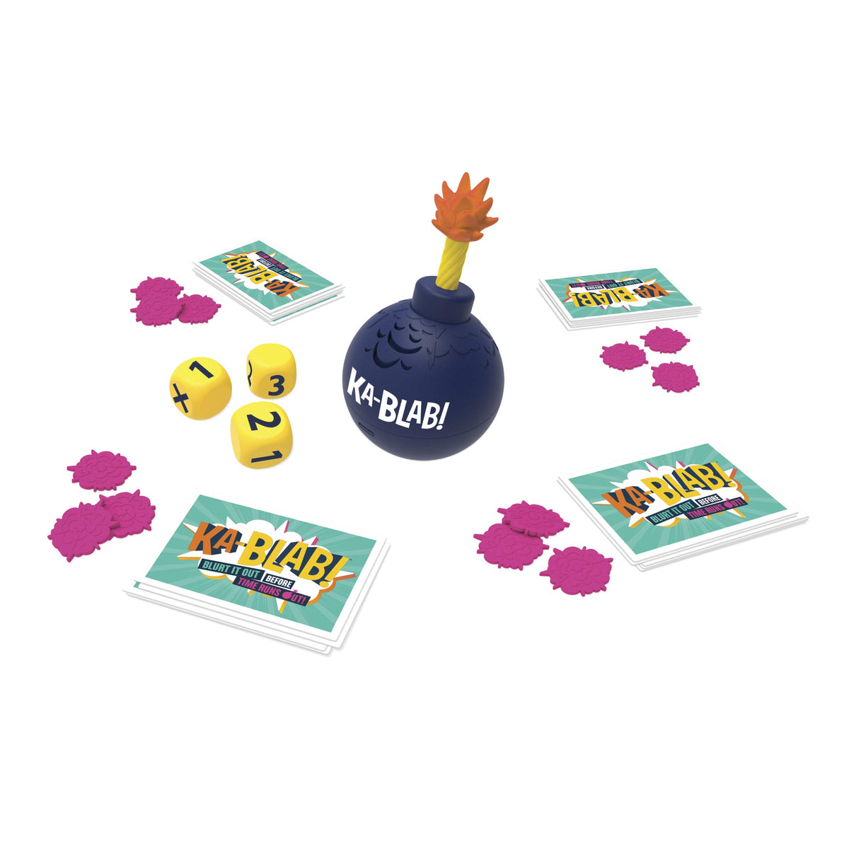 Hasbro Ka-Blab! randomized timer creates suspenseful quick responses for groups.