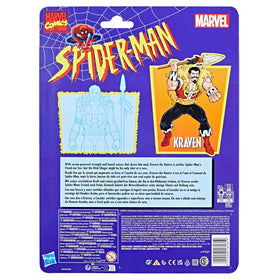 Hasbro Kraven Spider-Man 15cm figure, detailed pose, officially licensed Marvel display