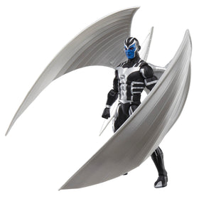 Hasbro Marvel Archangel figure includes alternate hands for varied expressions.