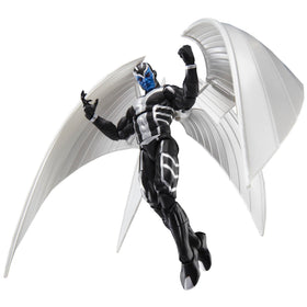 Hasbro Marvel Archangel figure includes alternate head for customization.