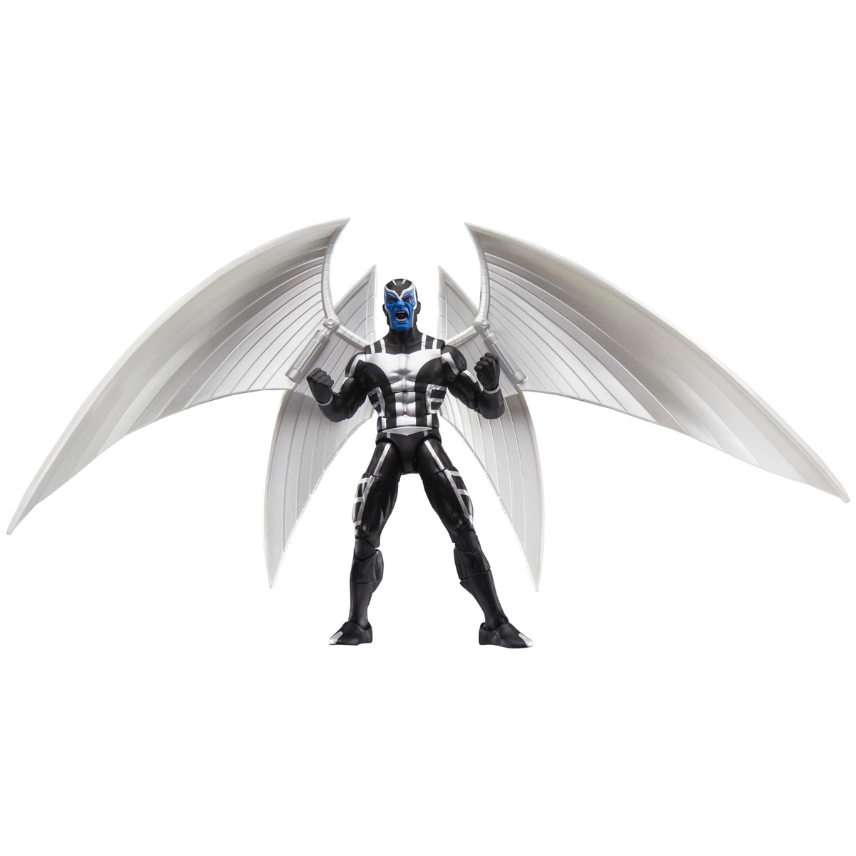 Hasbro Marvel Archangel figure packaging window box for secure display.
