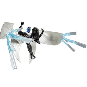 Hasbro Marvel Archangel figure with wings attachments highlights pose options.