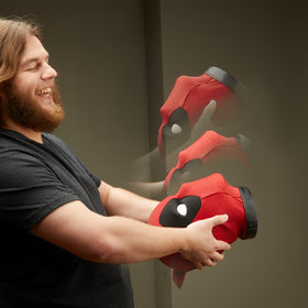 Hasbro Marvel Deadpool's Head shows expressive movement and animated features.