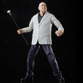 Hasbro Marvel Legends Kingpin articulation pose enables dynamic action shots.