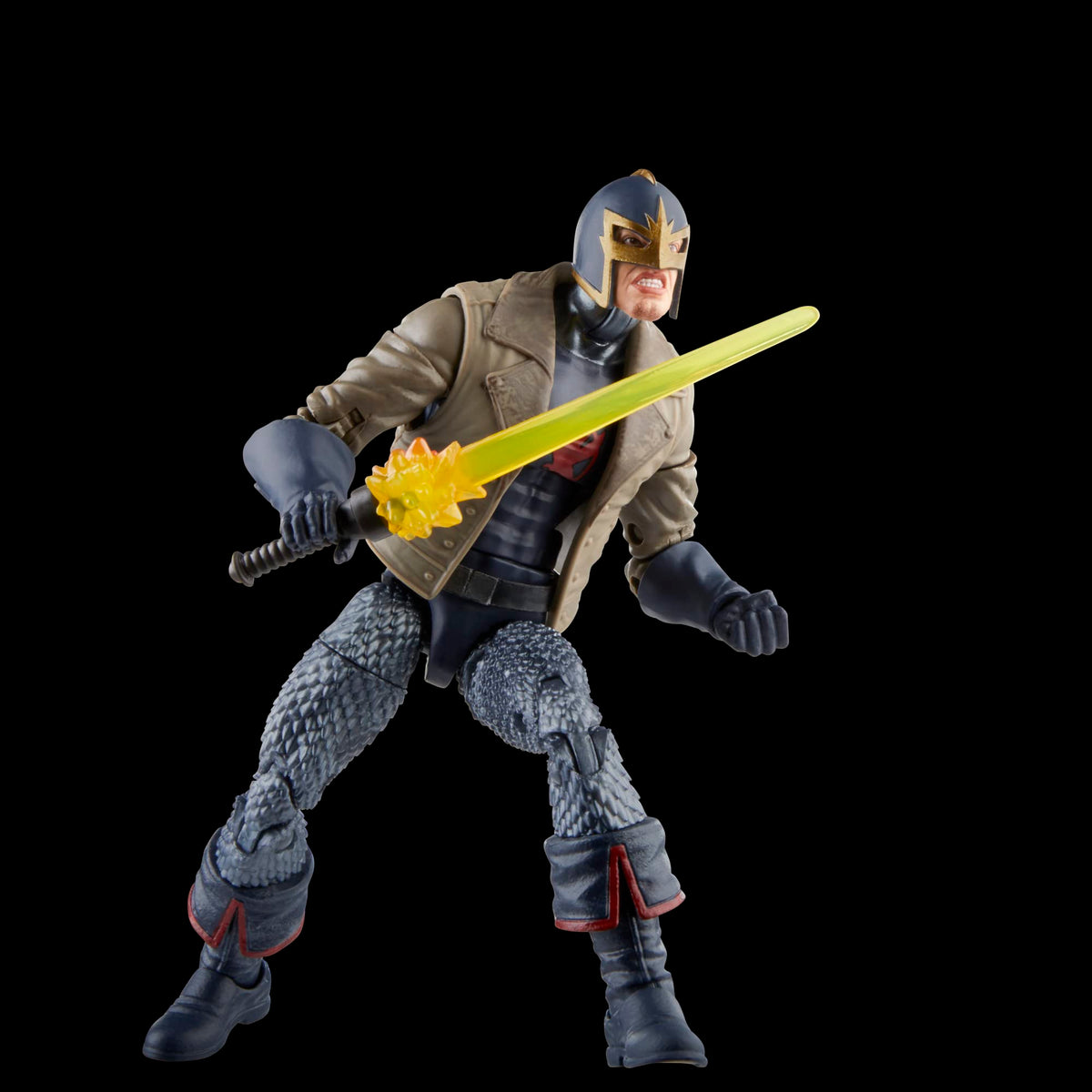 Shelf-ready display setup for Marvel Legends collection and dioramas.