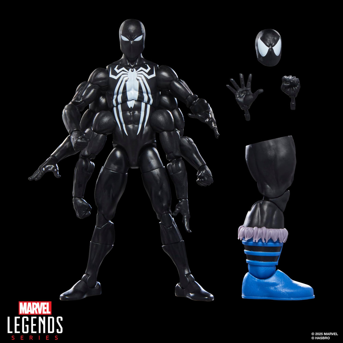 Marvel Legends accessories with two alternate hands and head