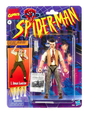 Hasbro Marvel Legends J. Jonah Jameson accessories, included with figure for creative display