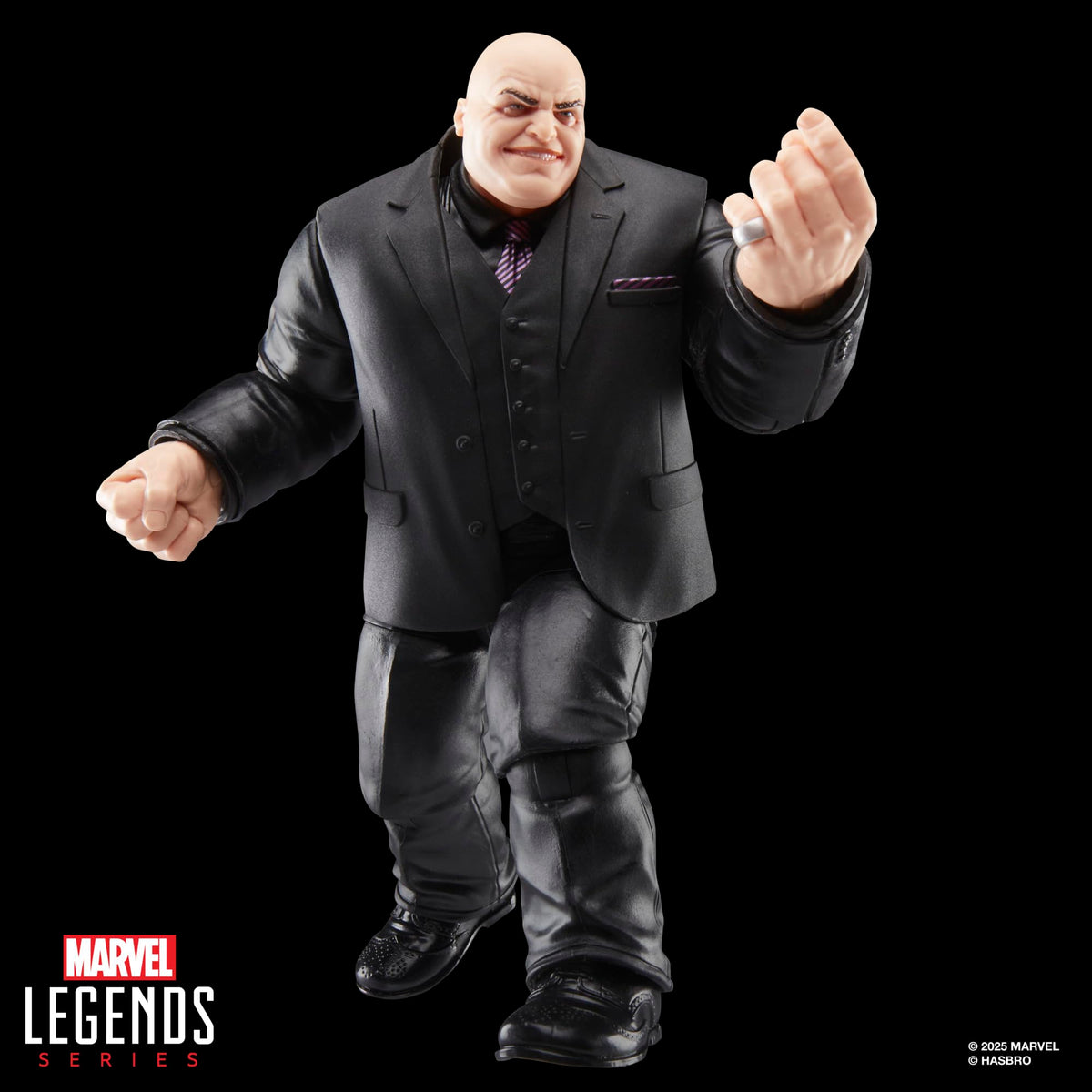 Hasbro Marvel Legends packaging highlights display-ready window box.