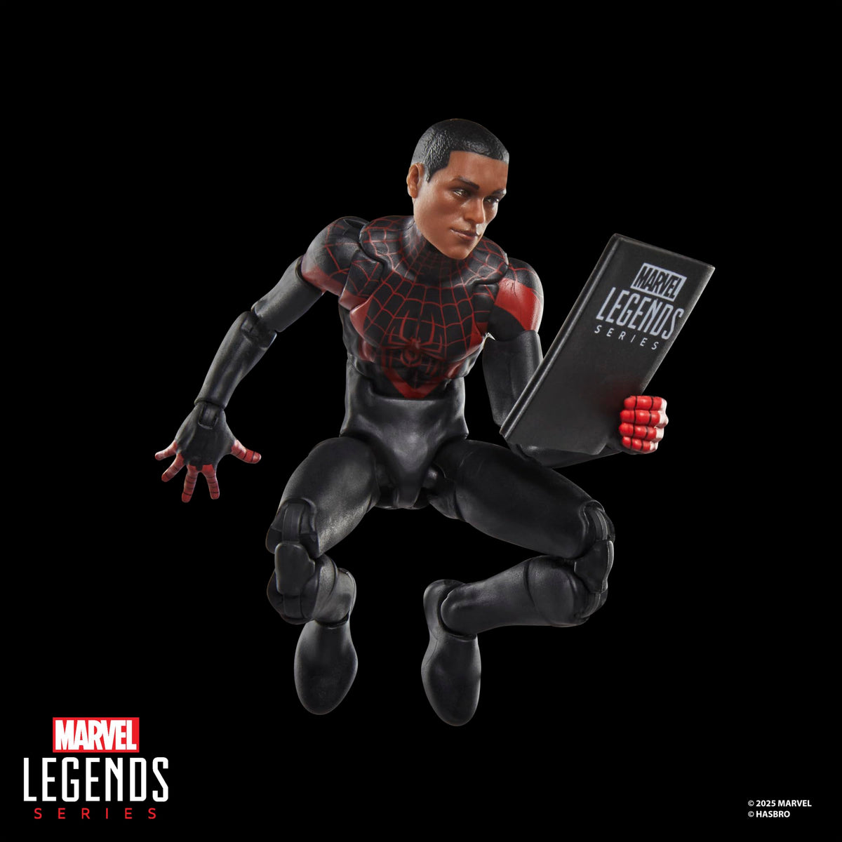 Hasbro comic book accessory featuring Miles Morales cover for authentic display