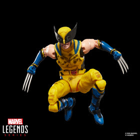 Hasbro Marvel Legends Wolverine articulation over 20 points enables dynamic staging.