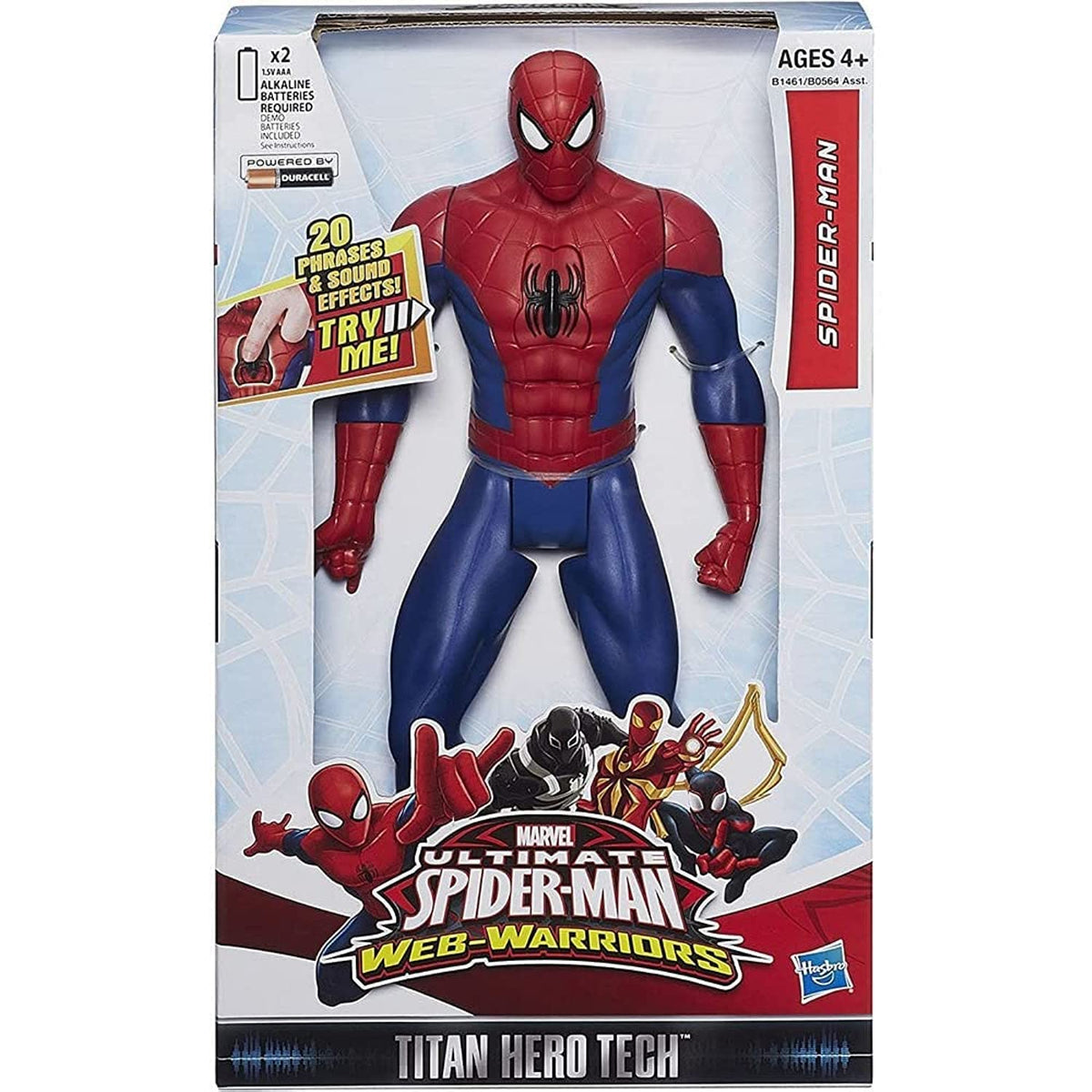Hasbro Spider-Man 12-inch figure close-up for action-packed play