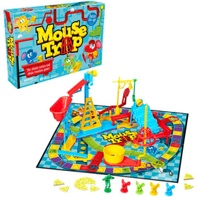 Hasbro Mouse Trap board game close-up of components for family fun