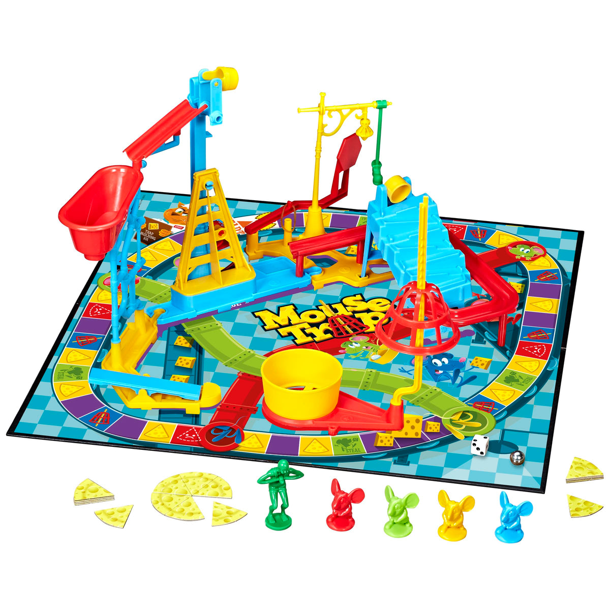 Hasbro Mouse Trap cheese piece on the board supports strategic play