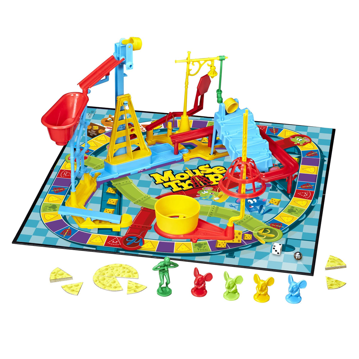 Hasbro Mouse Trap kids playing scene shows easy setup for busy evenings.