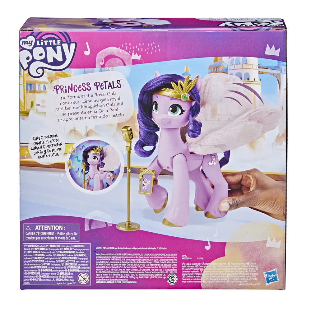 Hasbro My Little Pony Princess Petals ready for Royal Gala inspired adventures and storytelling.