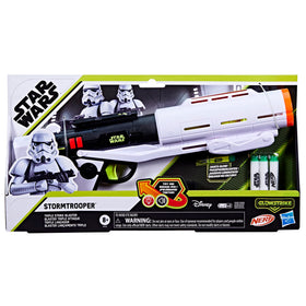 Hasbro Nerf GlowStrike foam darts included for glowing target practice