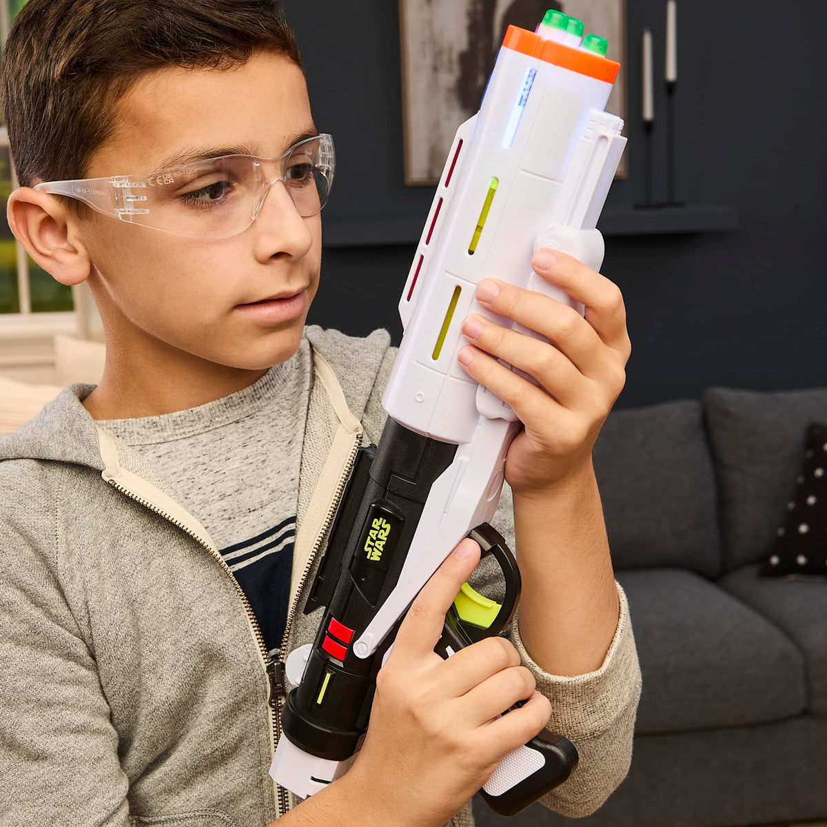Hasbro GlowStrike blaster fits Star Wars outfits for cosplay