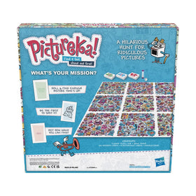 Hasbro Pictureka! game box and setup guide shown for quick play.