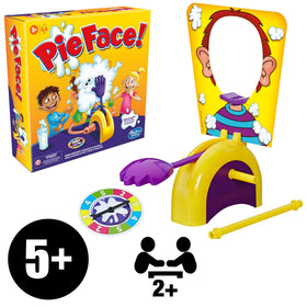 Hasbro Pie Face Game family fun scene, ideal gift for kids ages 5 and up