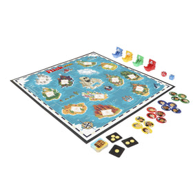 Hasbro Risk Jr instruction sheet guiding 2-4 players through play.