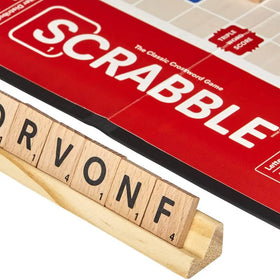 Hasbro Scrabble supports 2-4 players for engaging family competition.