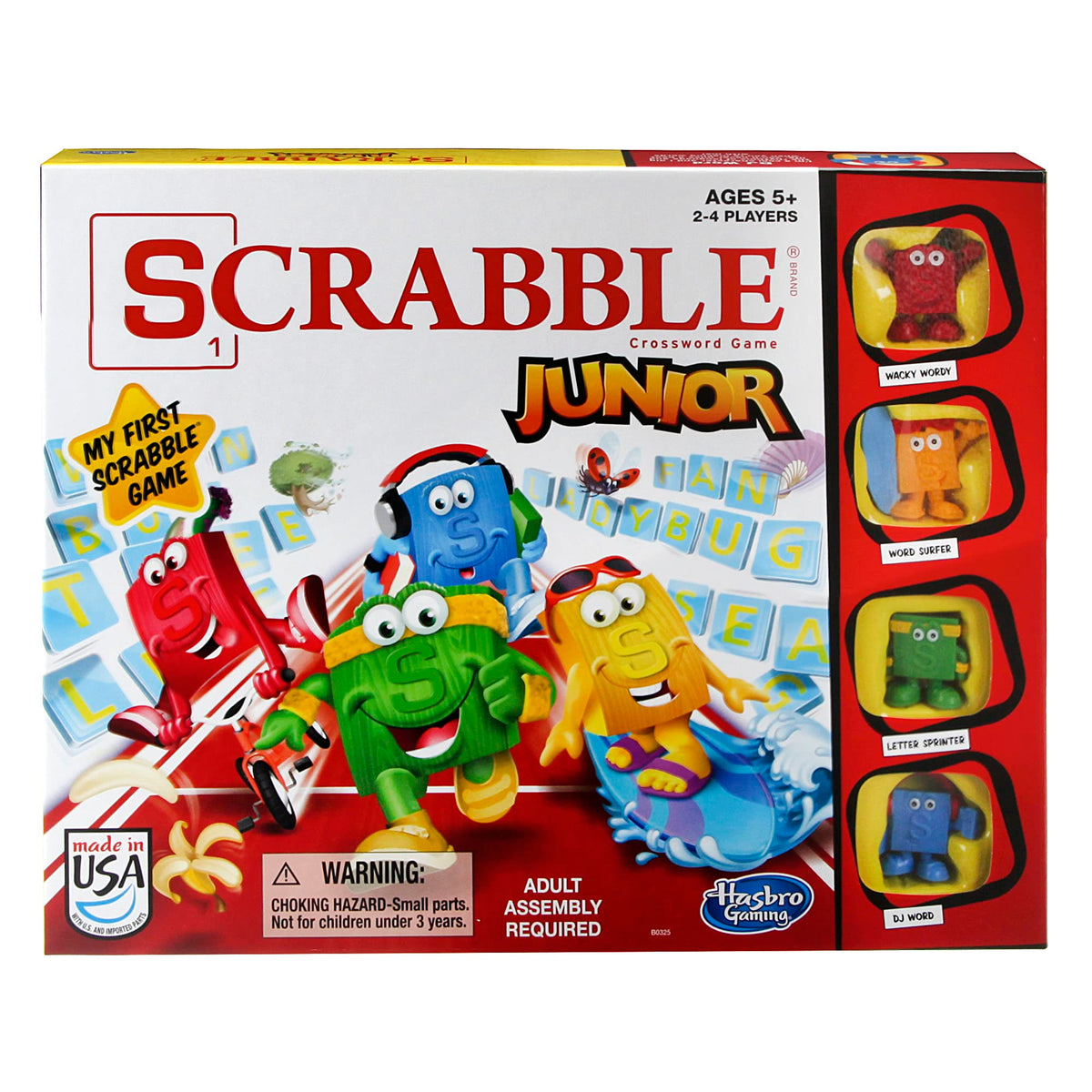 Hasbro Scrabble Junior board overview for family play and learning.